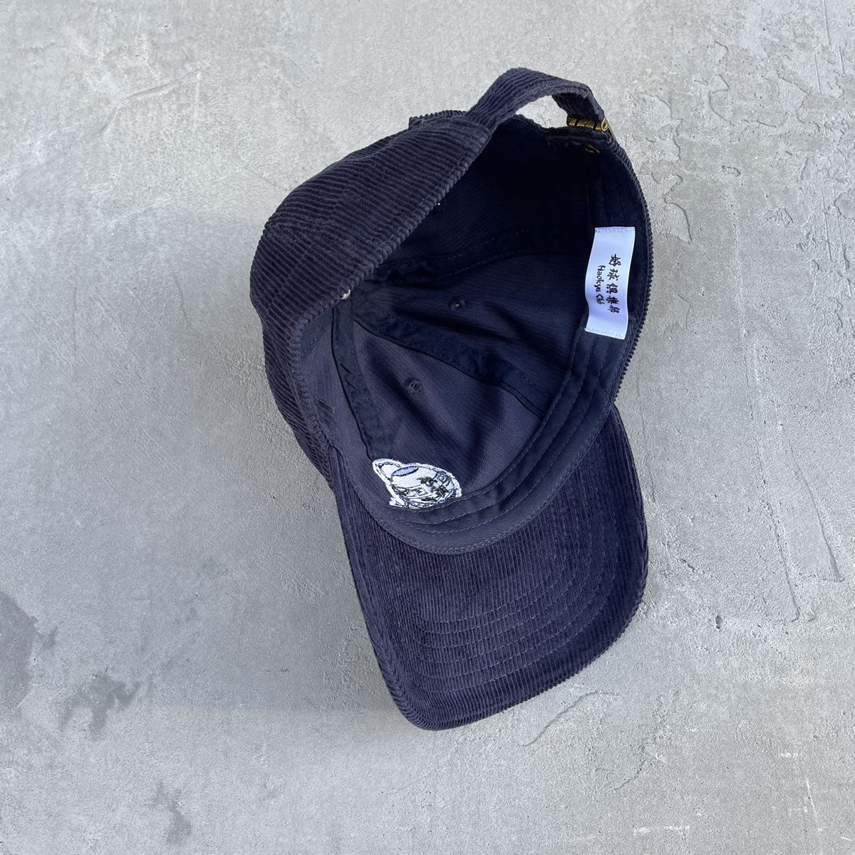 HAOKYU CLUB / LOGO CAP - CORDUROY NAVY / HC-004